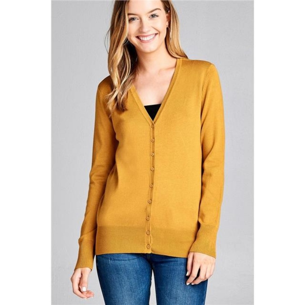 SWEET CLASSIC ROSE SOFT BUTTON DOWN CARDI 3 PACK